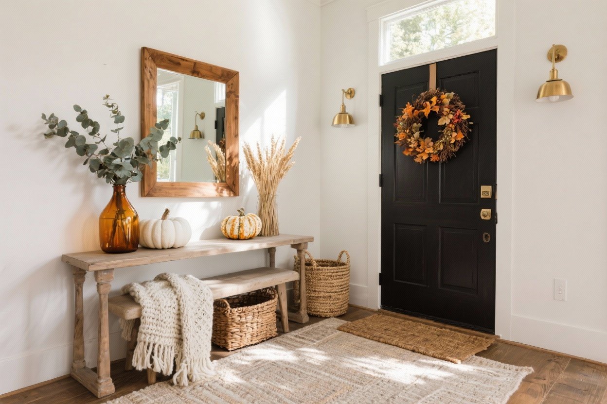 15 Simple Fall Entryway Decor Ideas That Feel Instantly Cozy
