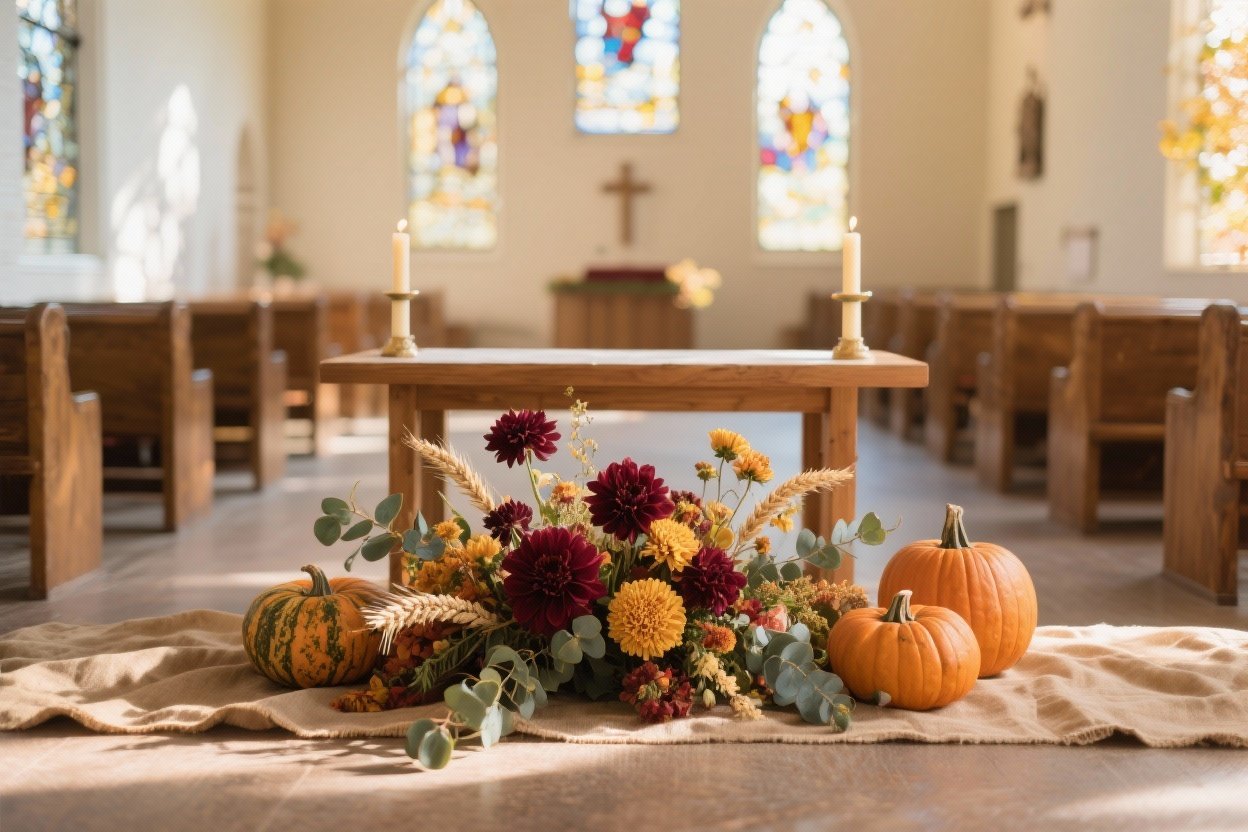 5 Fall Church Altar Decorations That Feel Sacred, Cozy, and Completely Timeless