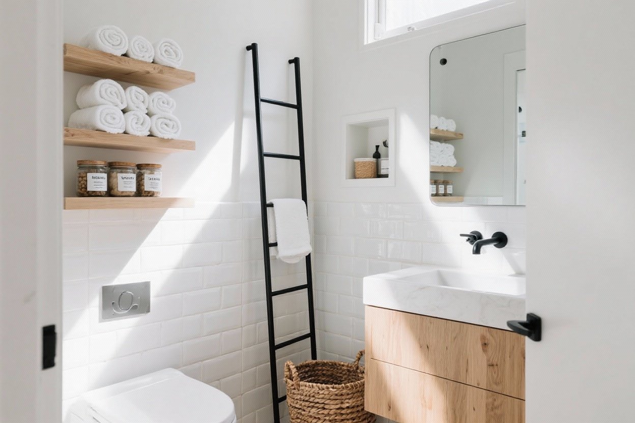 5 Small Bathroom Storage Ideas That Look Stylish and Work Overtime