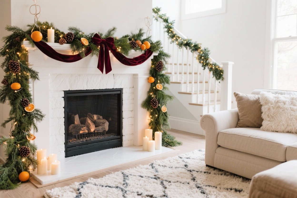7 Garland Christmas Decor Ideas That Instantly Elevate Every Room