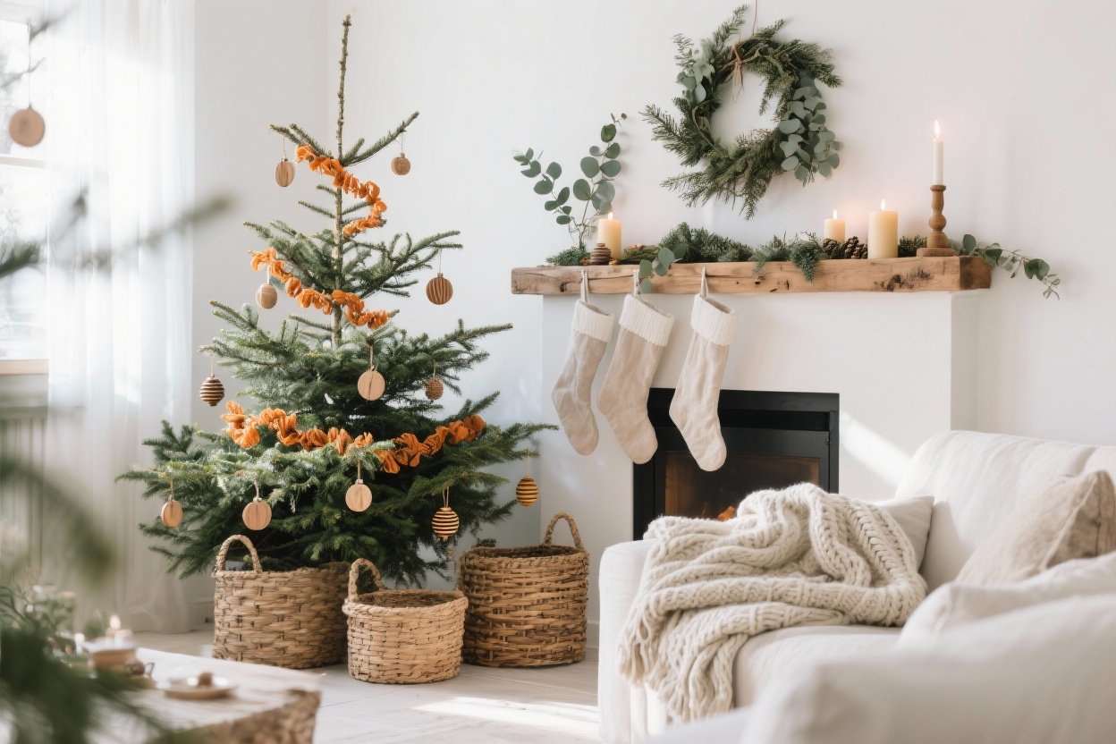 7 Natural Christmas Decor Ideas That Feel Effortlessly Cozy and Chic