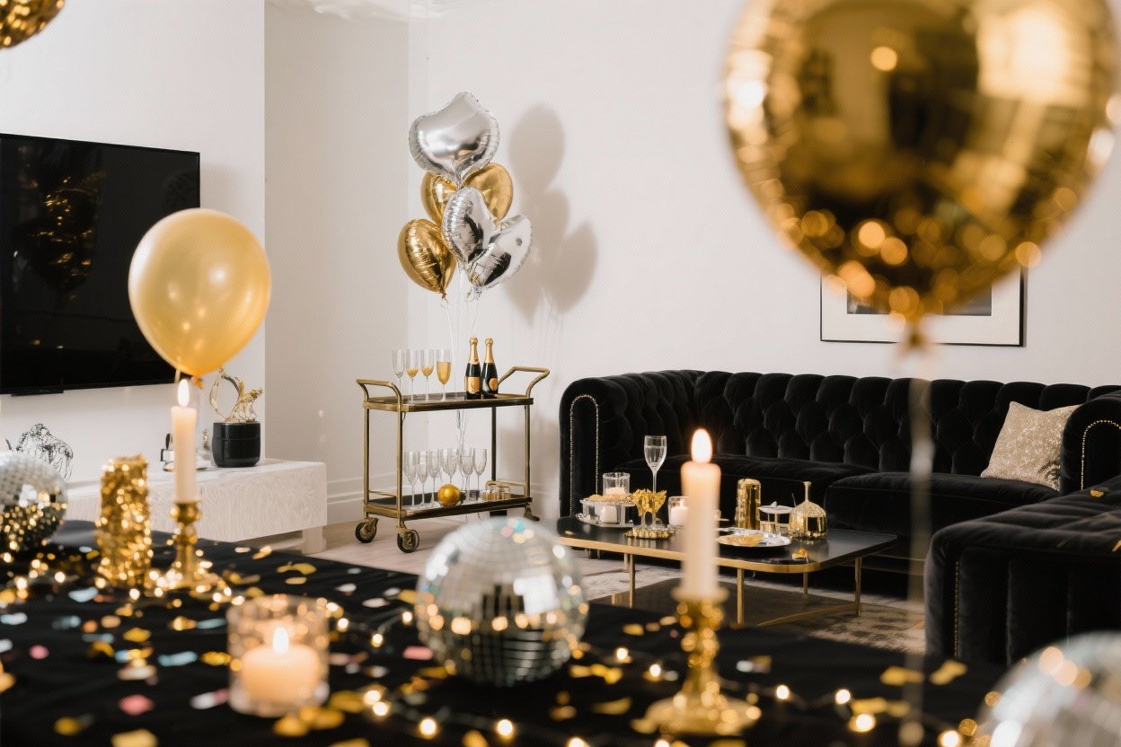 7 New Year’s Eve Party Decorations That Turn Your Home Into a Showstopper