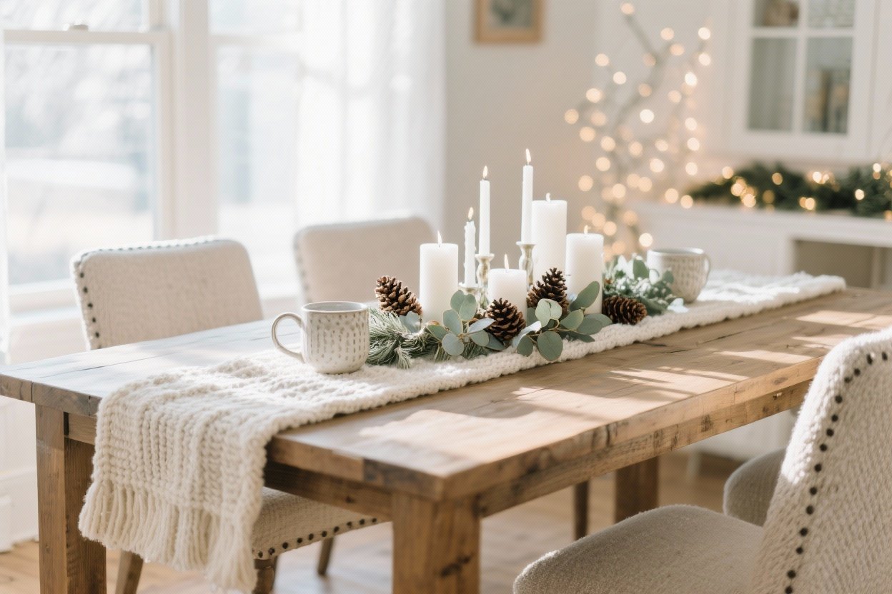 7 Winter Coffee Table Centerpieces Dining Rooms You’ll Want to Copy
