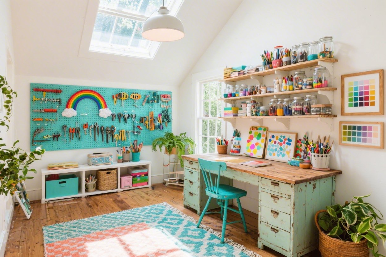 Colorful Craft Room Ideas That Boost Creativity and Mood