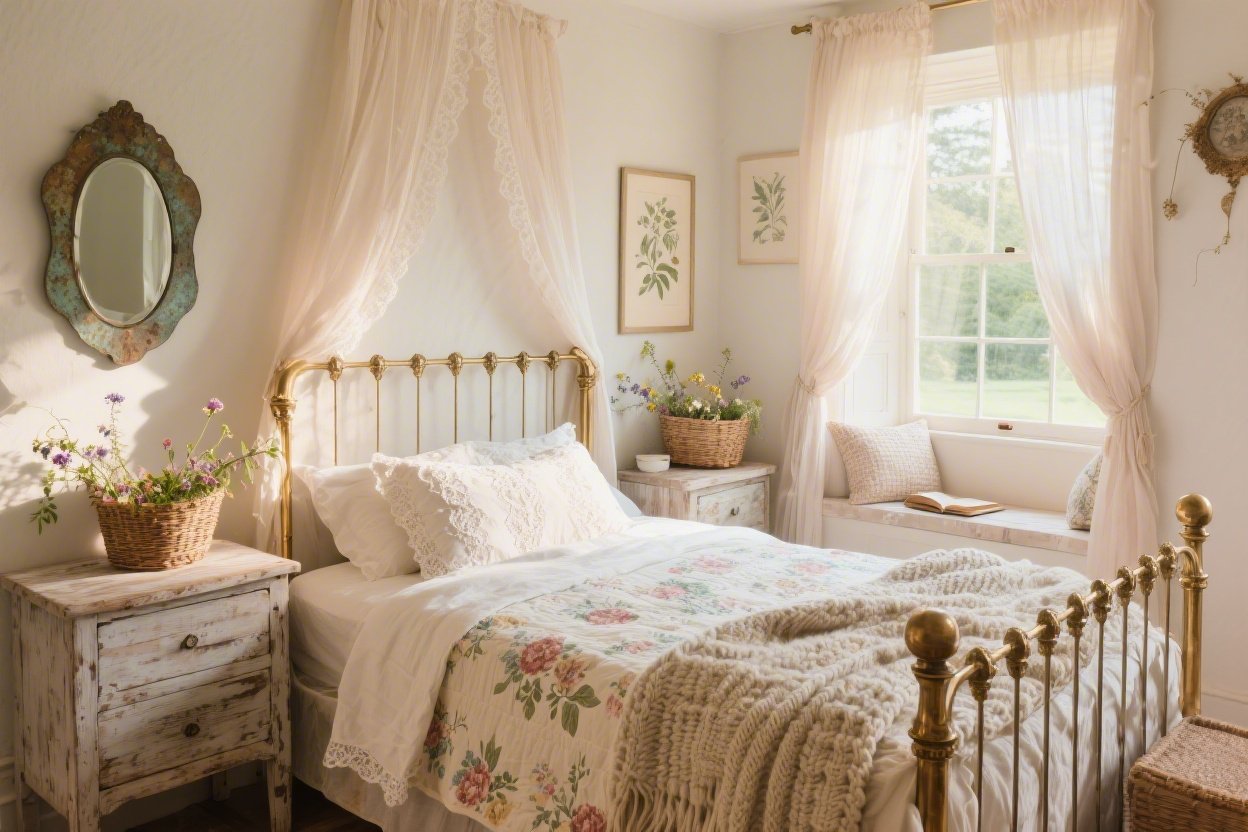 Cottagecore Bedroom Ideas With Soft Textures and Vintage Charm You’ll Fall For