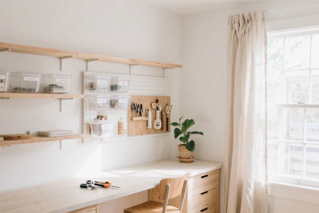 Minimalist Craft Room Ideas for a Clean and Calm Space You’ll Love
