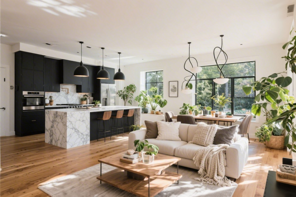 7 Living Room and Kitchen Together Designs You’ll Want to Copy Now