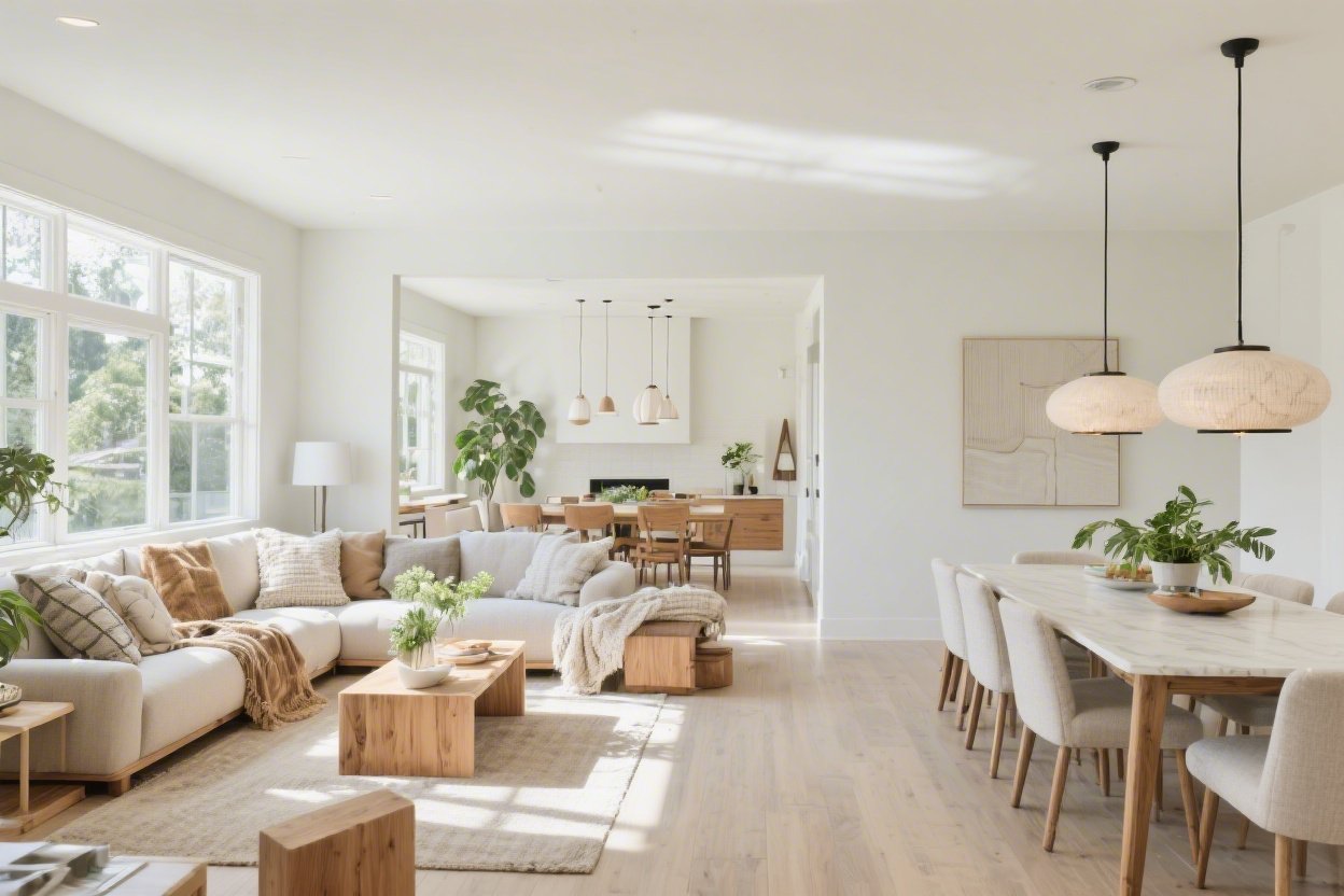 7 Open Layout Living Room Dining Room Designs You’ll Want to Copy