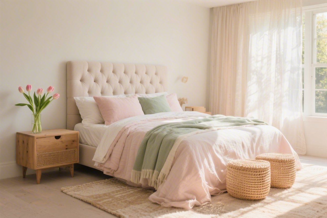 Soft Spring Bedroom Ideas That Create a Calm and Relaxing Space