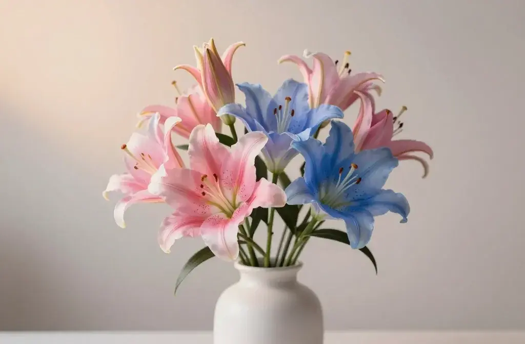 Pink Lilies and Blue Lilies: Stunning Color Combinations for Floral Design