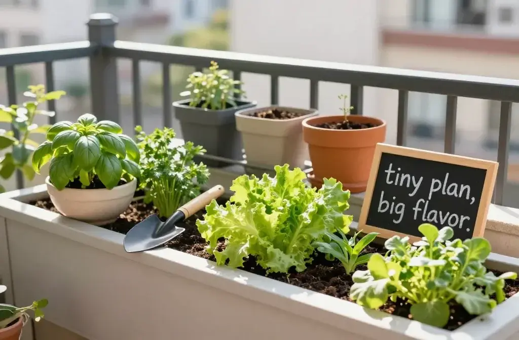 Home Garden Ideas for Beginners Who Want to Start Small: Tiny, Big Flavor